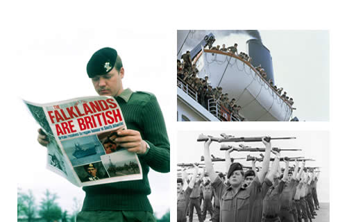 TRopas britanias en la guerra de malvinas